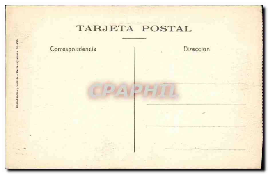 CPA Ondarroa Carretera de Deva — Rückseite