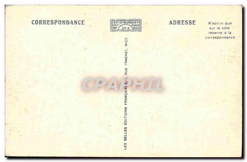 CPA Grimaldi Frontiera Italo Francese Ponte San Luigi — Rückseite
