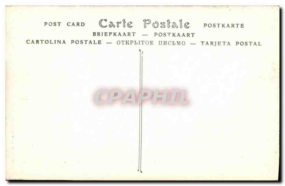 CPA Fuenterrabia Calle de Las Tiendas — Rückseite