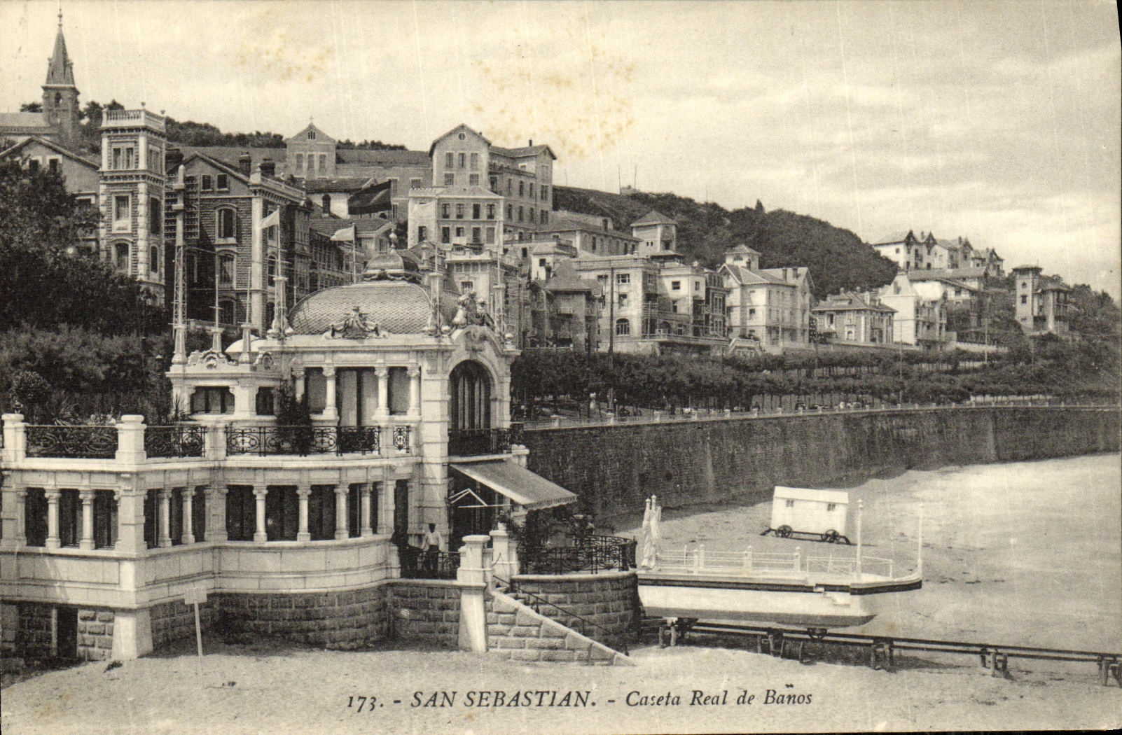 CPA San Sebastian Caseta Real de Banos
