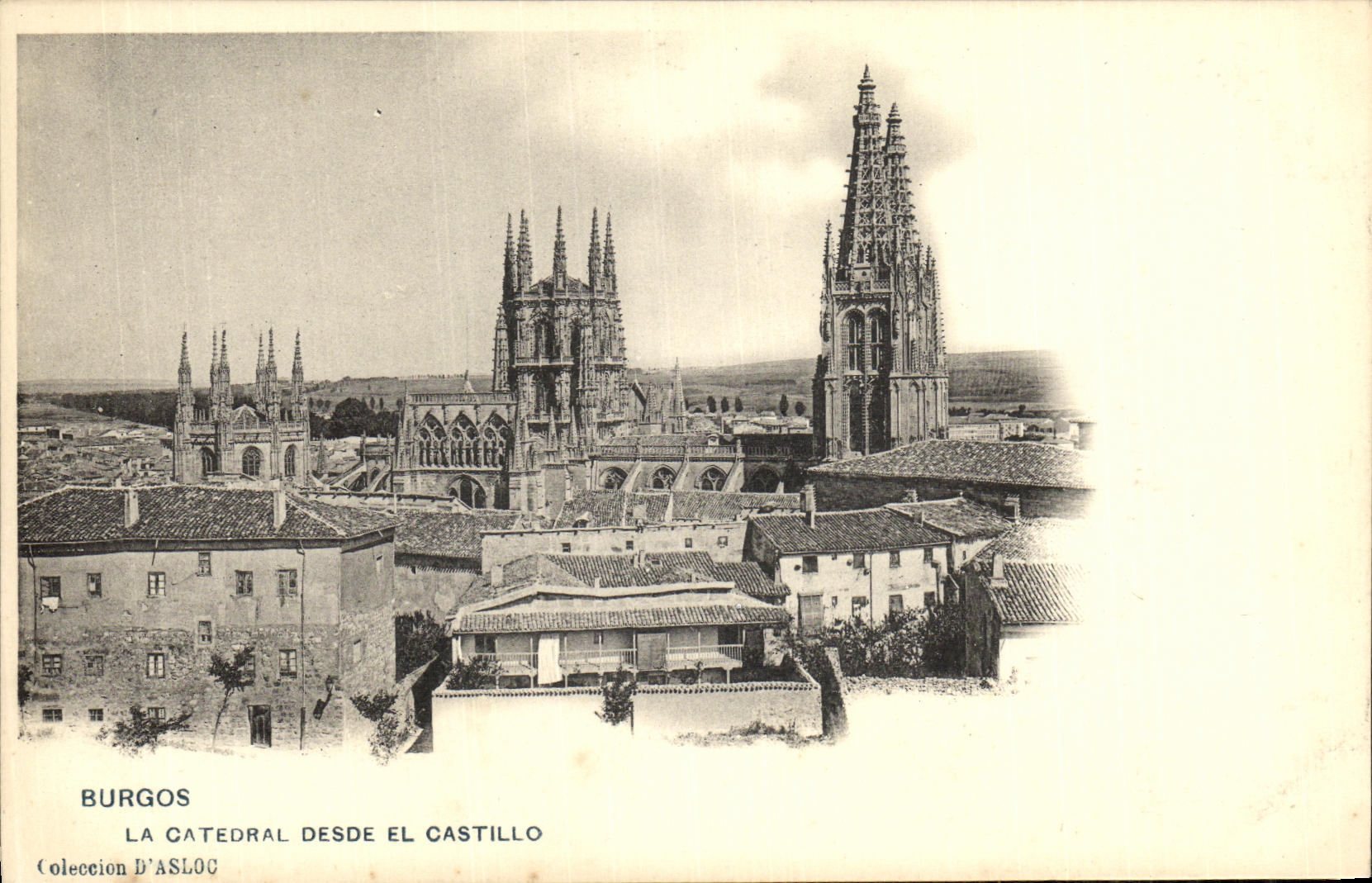 CPA Burgos La Catedral Desde El Castillo