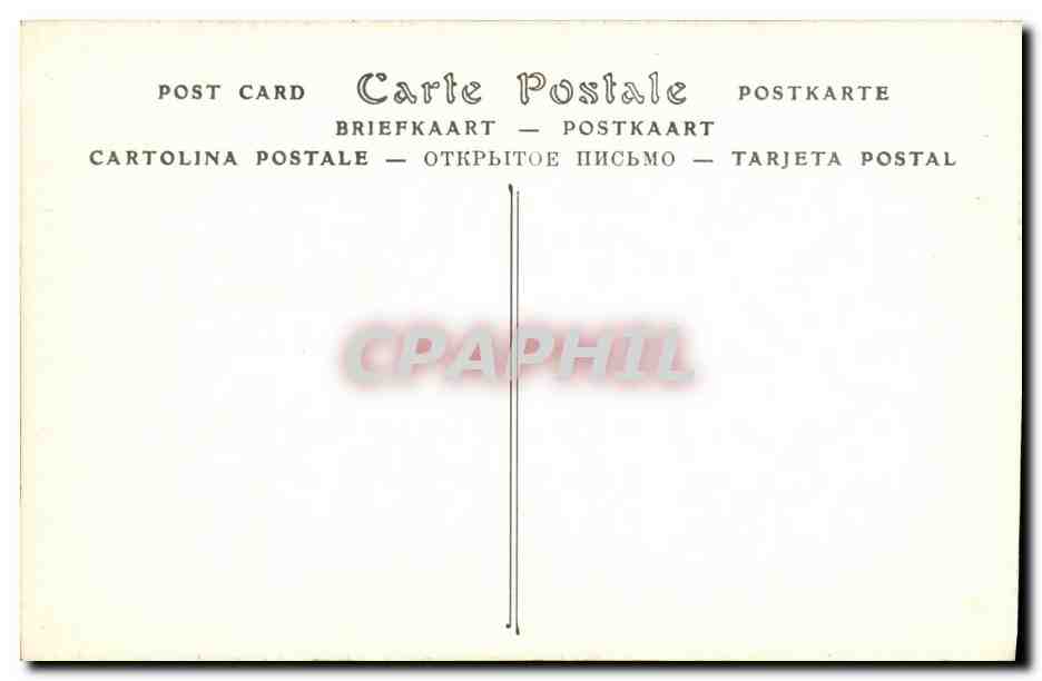 CPA Fuenterrabia Calle Mayour Antigna Casa — Rückseite
