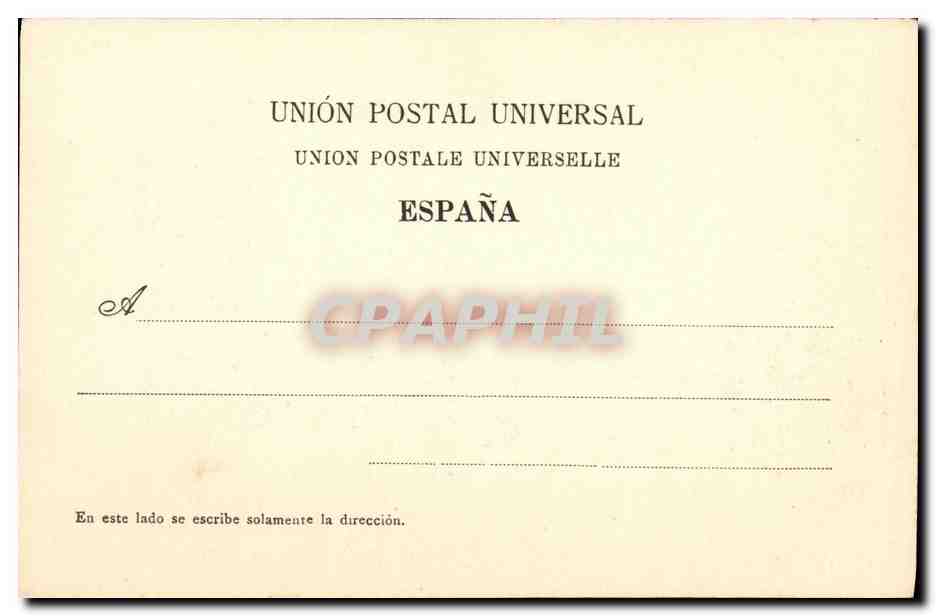Barcelone — Paseo de la Industria — La Ilustración de España, n° 44 — Rückseite