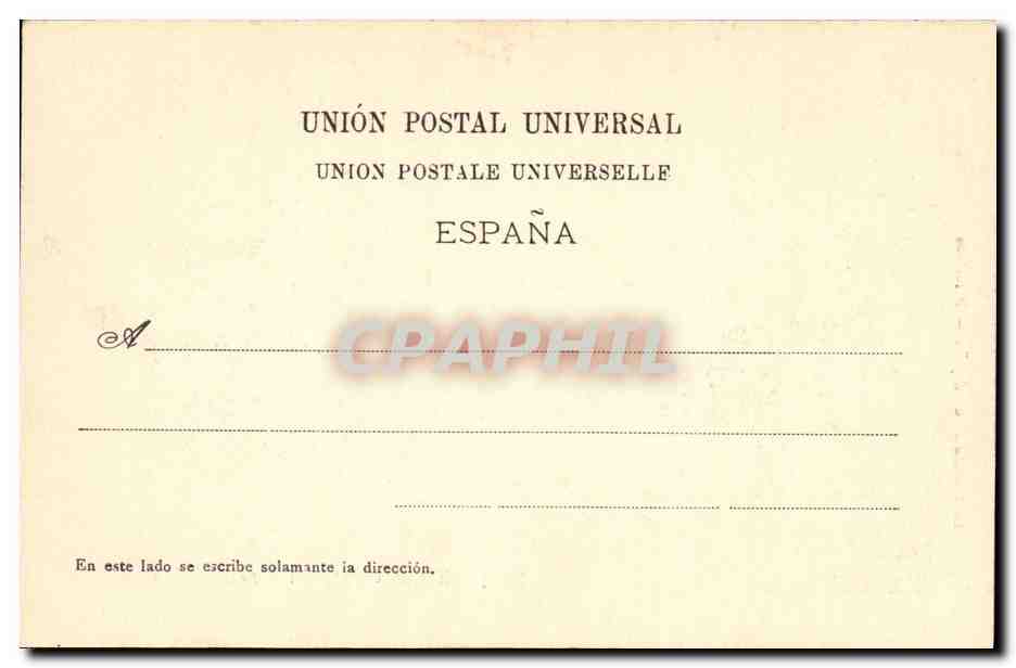 Barcelone — Entrée du parc par le Paseo Pujadas — La Ilustración de España, n°45 — Rückseite