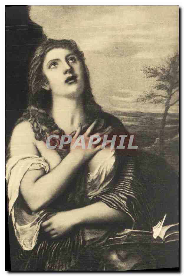 CPA Tiziano Ste Marie Madeleine Ermitage St Petersbourg Russie Russia