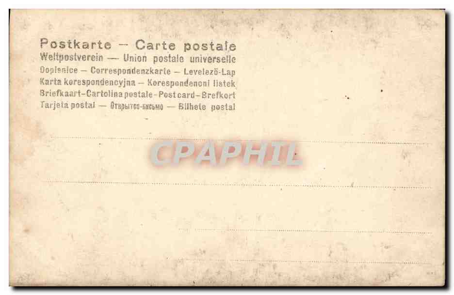 CPA Tiziano Ste Marie Madeleine Ermitage St Petersbourg Russie Russia — Verso