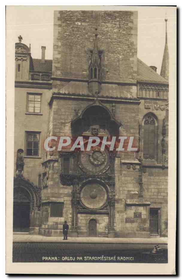 CPA Praha Orloj Na Staromestske Radmici