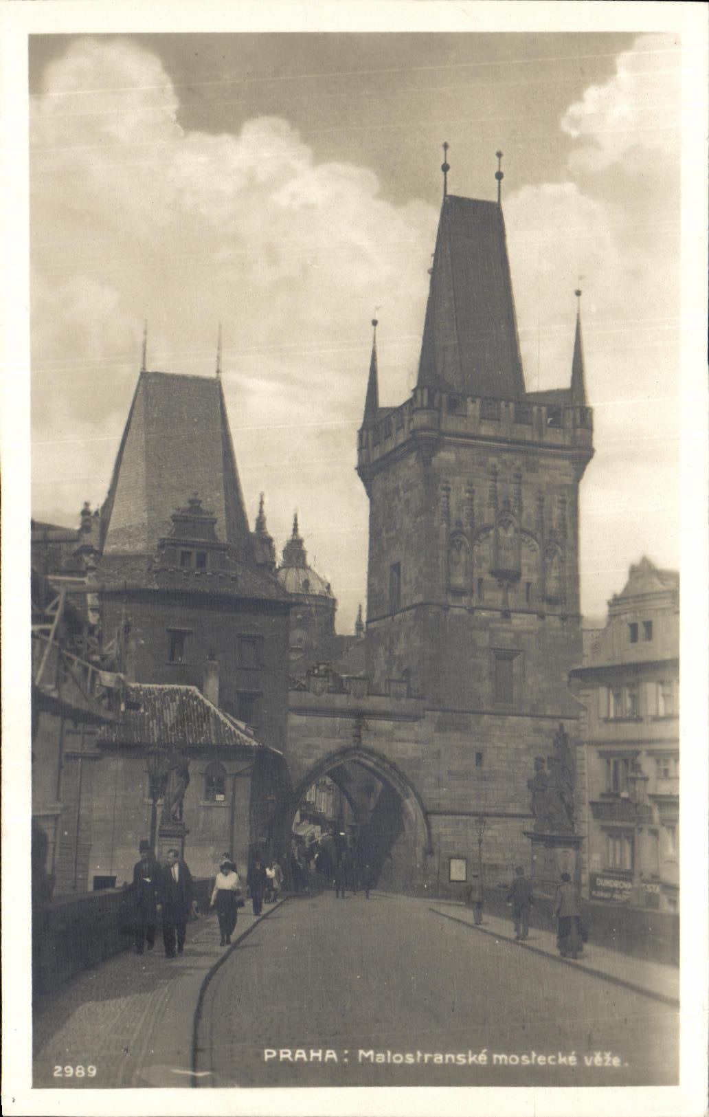 CPA Praha Malostranske Mostecke veze