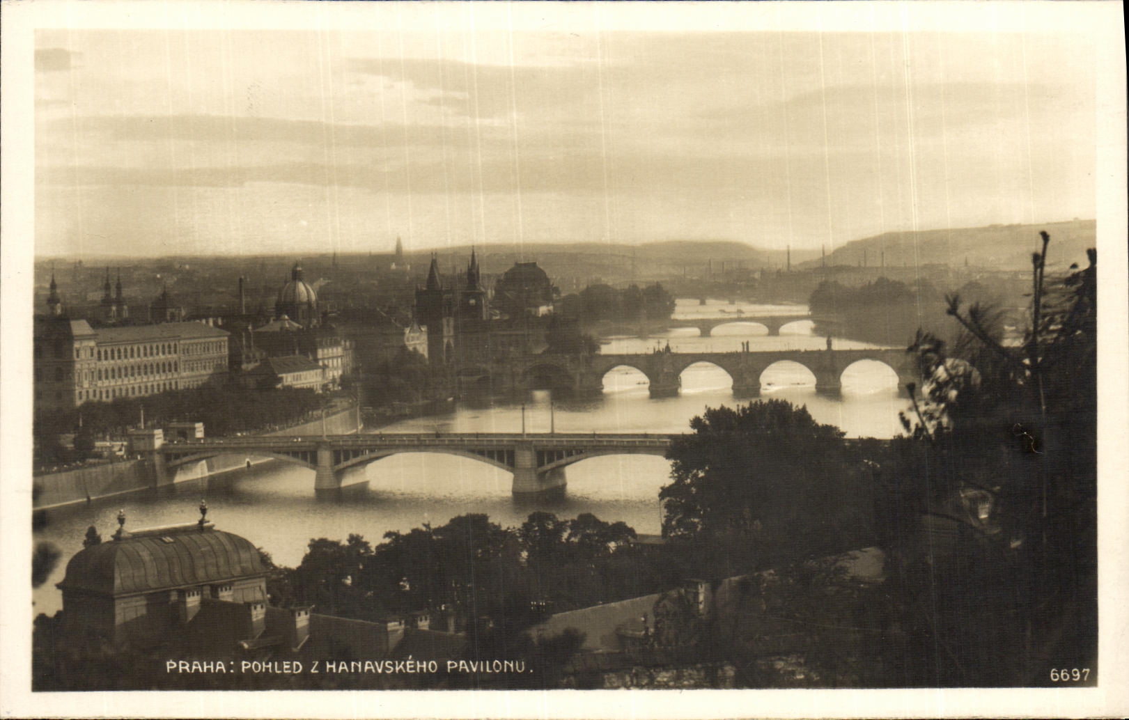 CPA Praha Pohled Hanavskeho Pavilonu