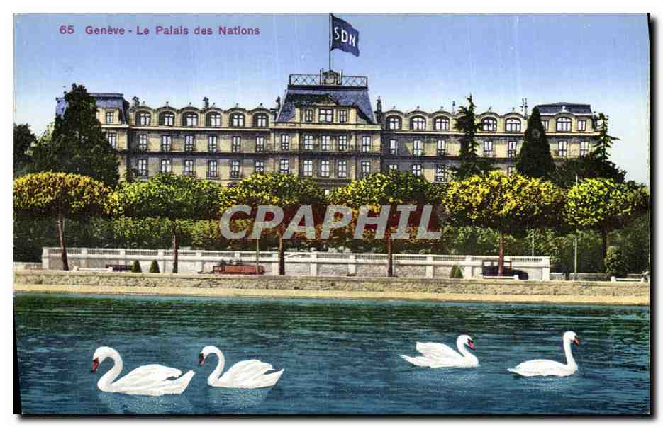 CPA Geneve Le Palais Des Nations