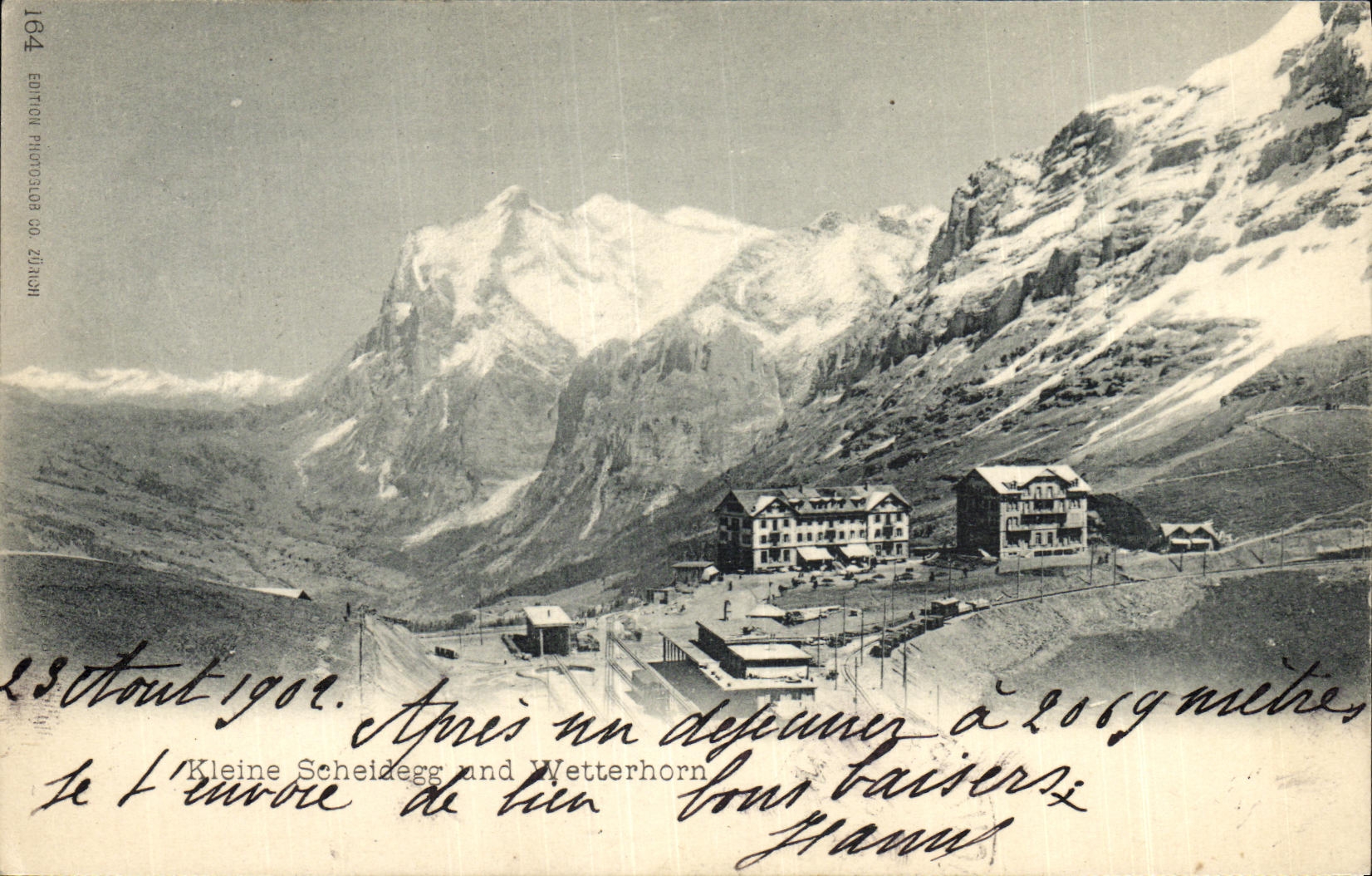 CPA Kleine Soheidegg und Wetterhorn