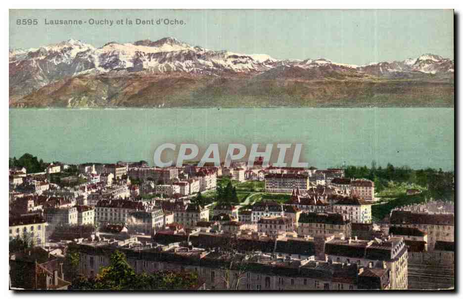 CPA Lausanne Ouchy et la Dent d Oche