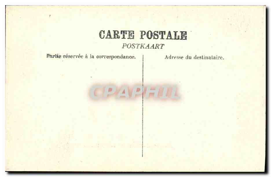 CPA Bruges La Cheminee de L Hotel de Ville — Rückseite