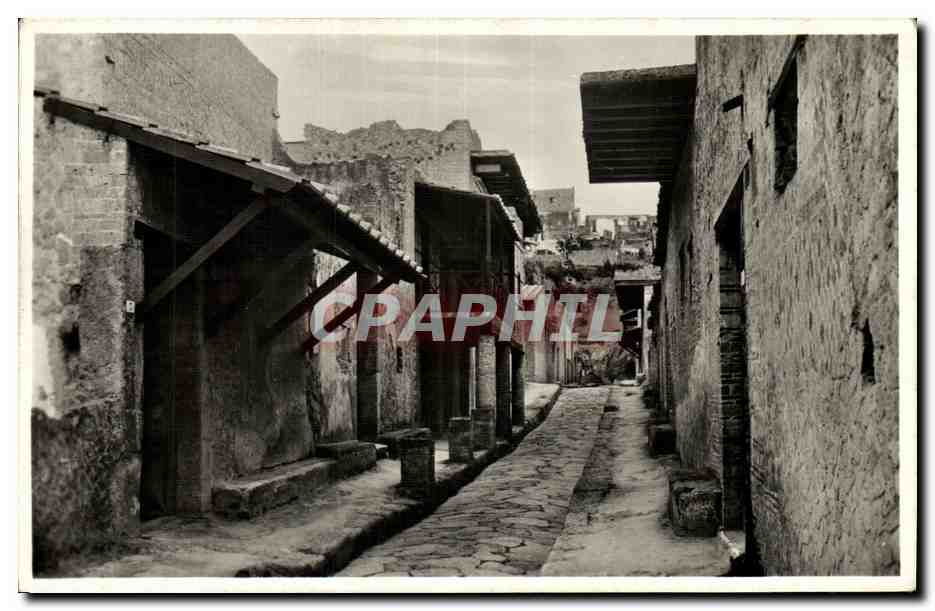 CPA Ercolano Veduta d Un Cardine