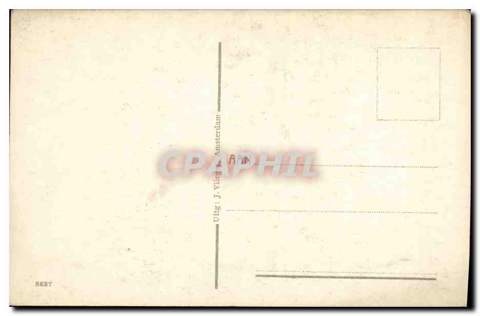CPA De Nar Rijskmuseum Amsterdam — Verso