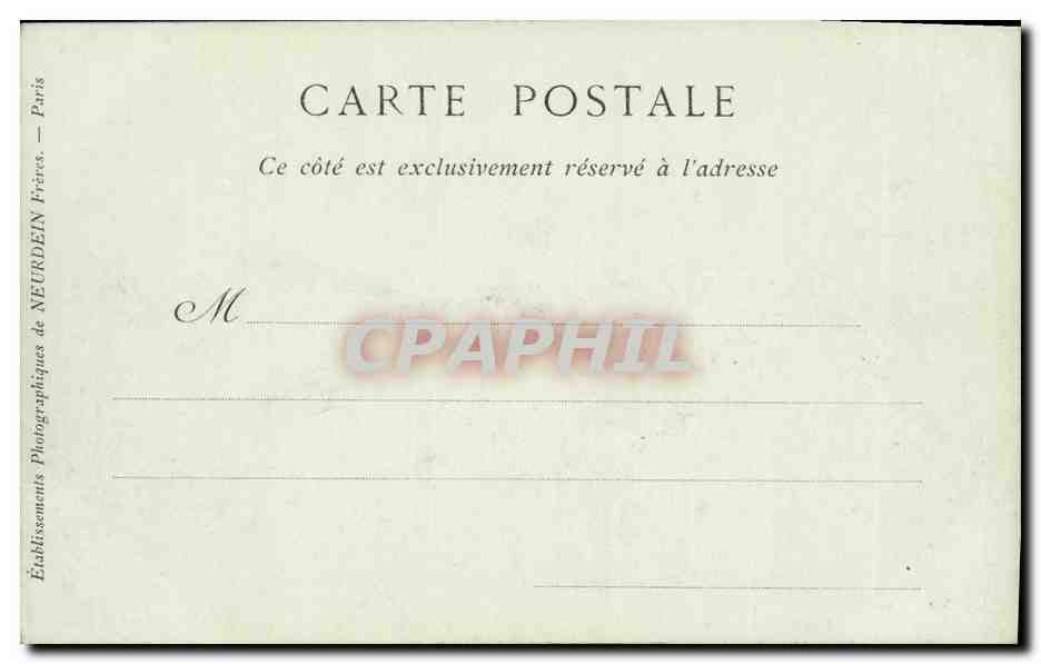 CPA Garavan La Frontiere Italienne les Roches rouges — Rückseite