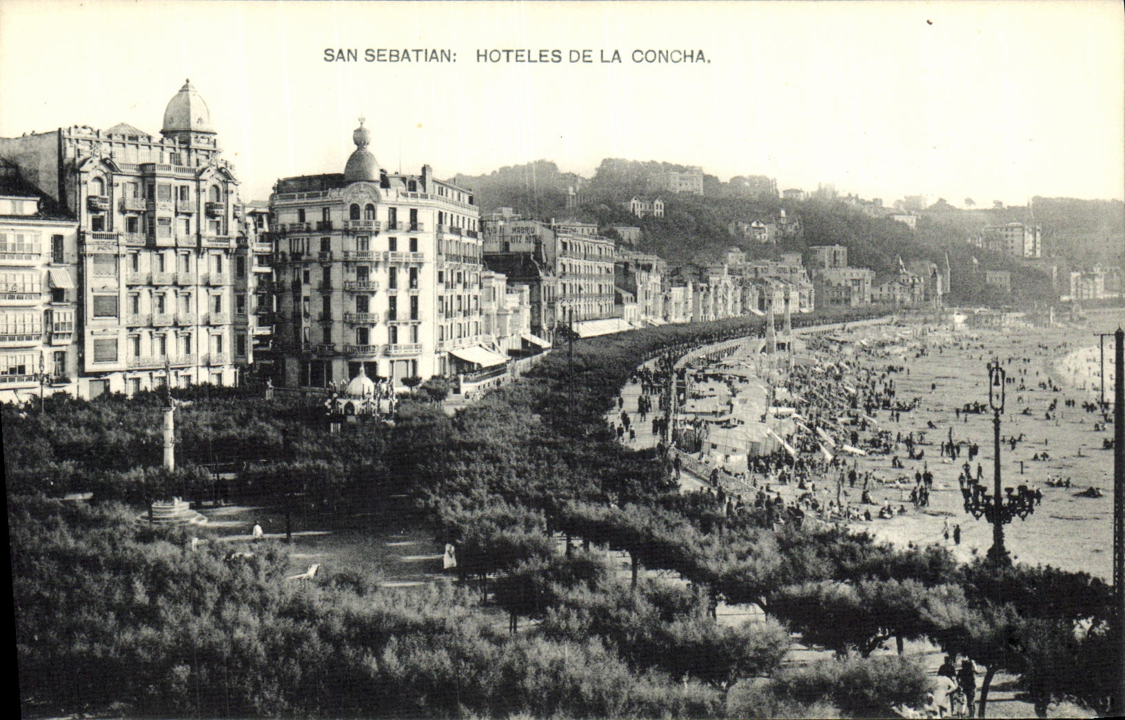CPA San Sebatian Hoteles De La Concha