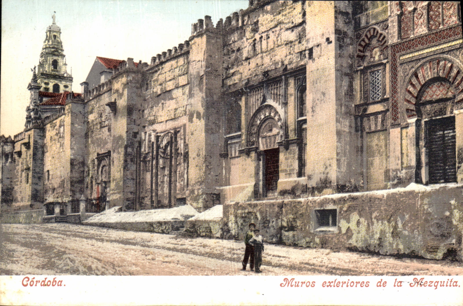 CPA Cordoba Muros Exleriores de la Mezquita