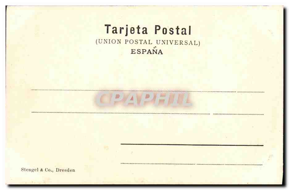 CPA Cordoba Puerta del Perdon Mezquita — Rückseite