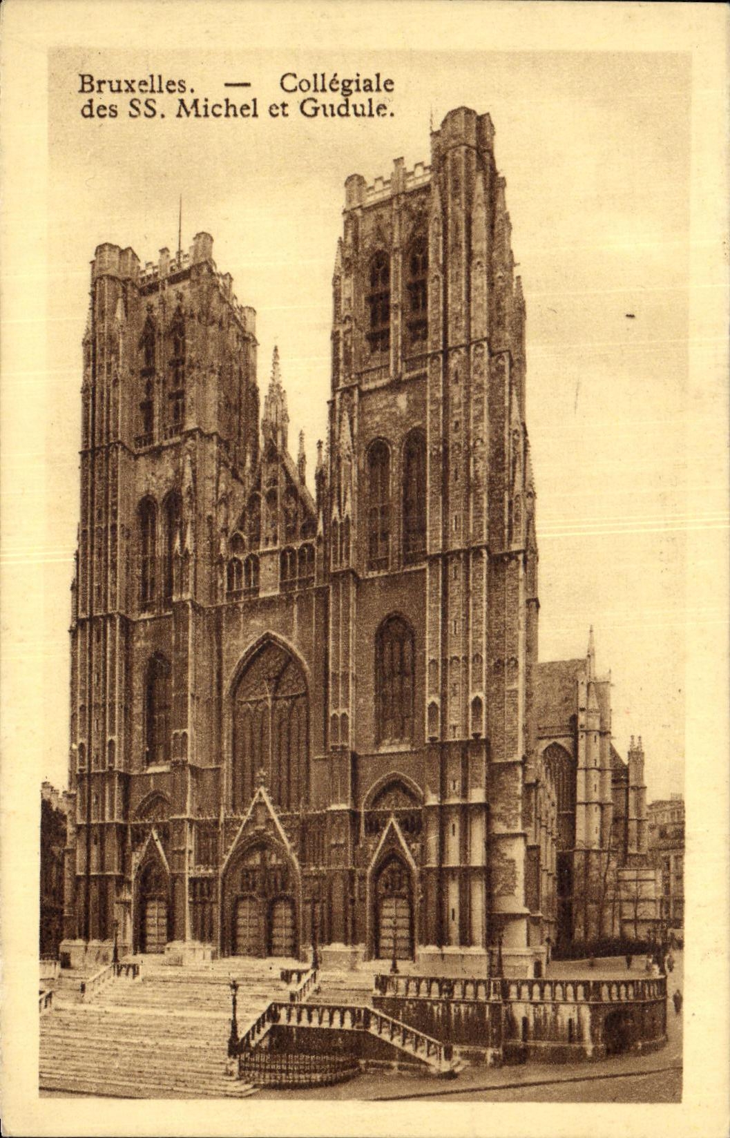 CPA Bruxelles Collegiale Des SS Michel et Gudule