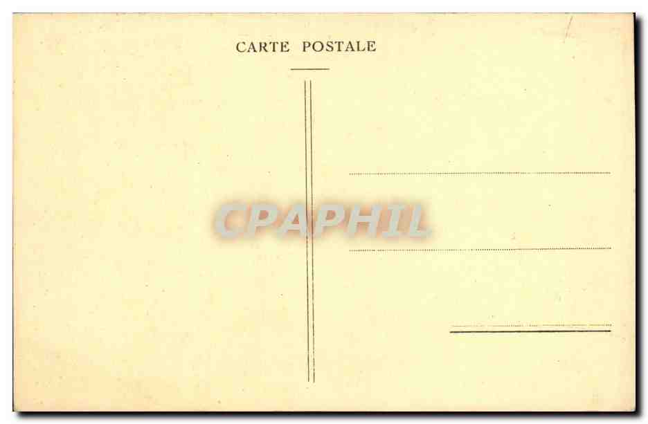 CPA Bruxelles Collegiale Des SS Michel et Gudule — Verso