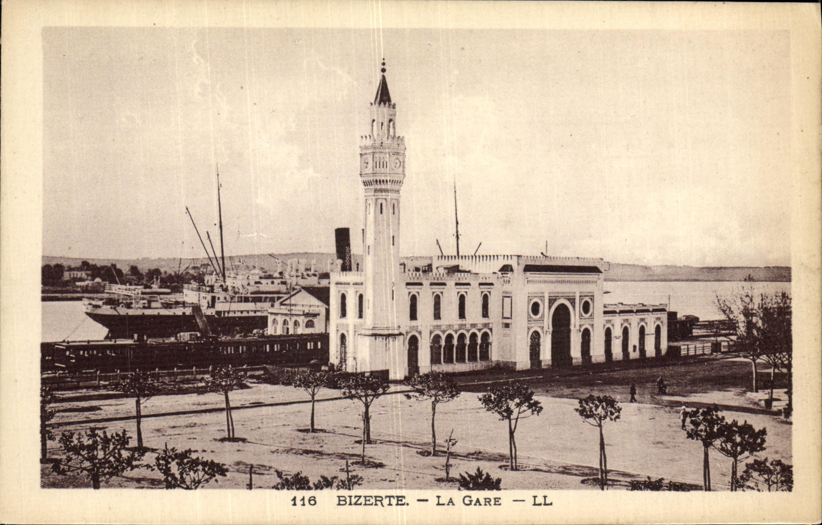 CPA Bizerte La Gare