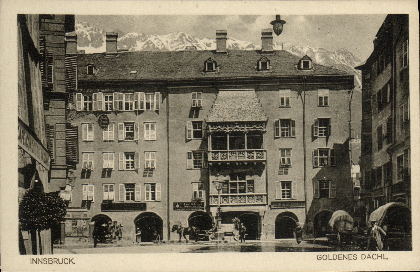 CPA Innsbruck Goldenes Dachl