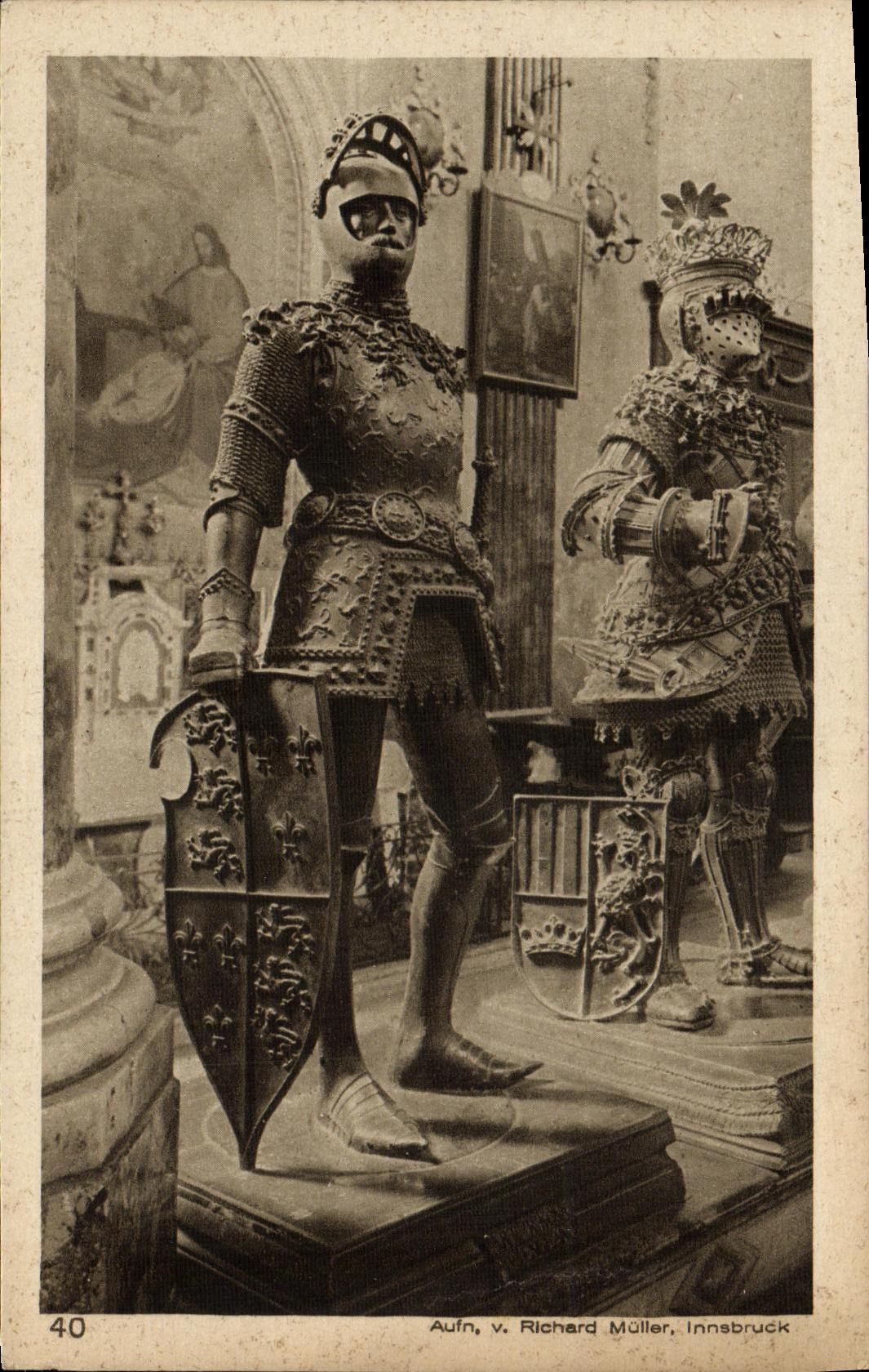CPA Innsbruck Hofkirche Arthur Konig Von England