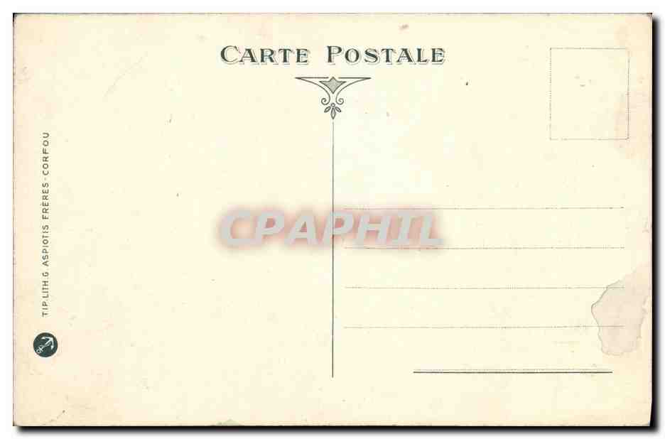 CPA Constantinoploe Pointe Du Serail Turquie — Verso
