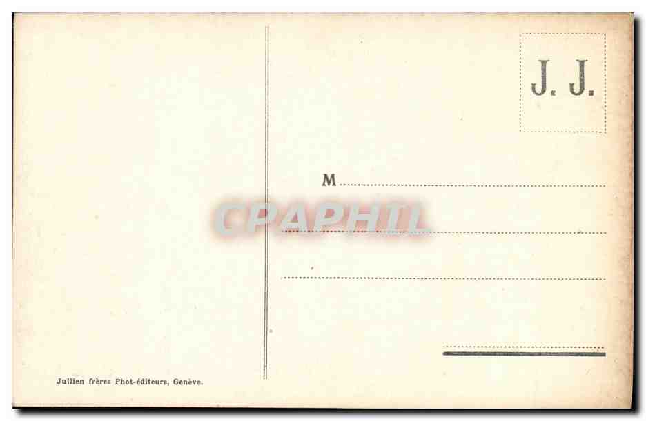 CPA Territet Sa Majeste L imperatrice Reine d autriche  — Rückseite