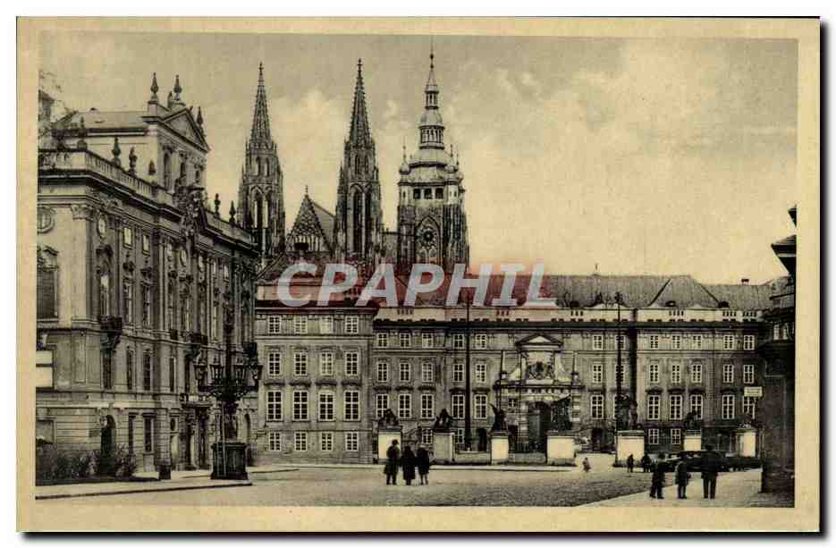 CPA Praha Hradeany Prague Le Chateau Hradeany