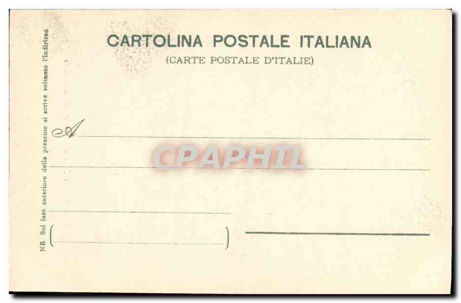 CPA Viale dell Hotel Belle Vue Di Cadenabbia — Rückseite