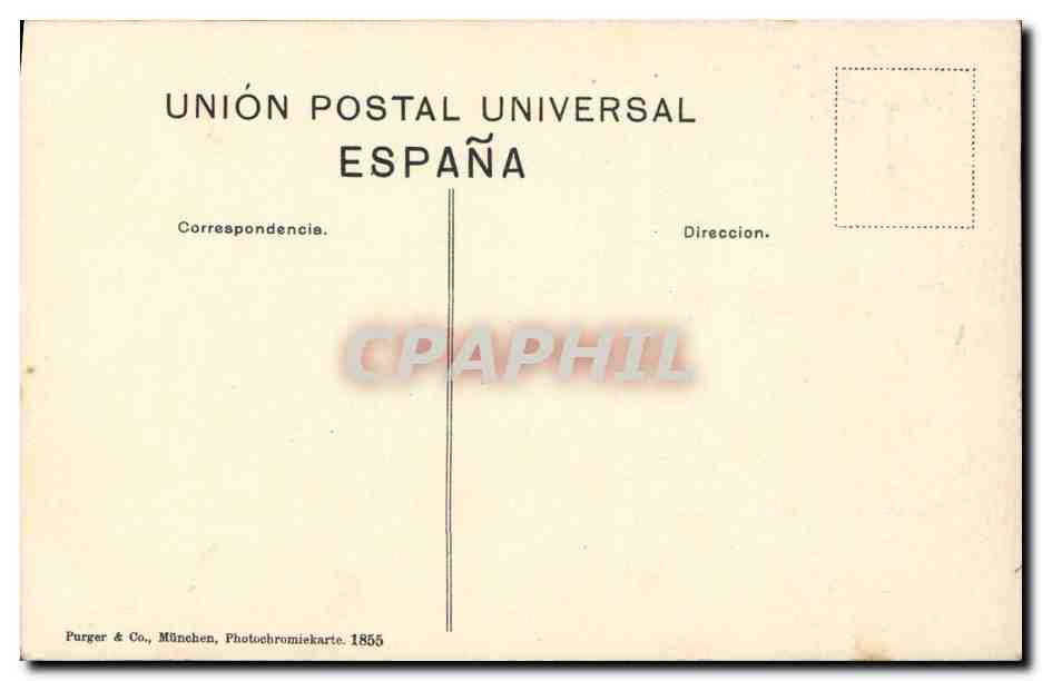 Jardines del Aloazar — Séville — éditeur: Palomares Tomás, n°35 — Rückseite