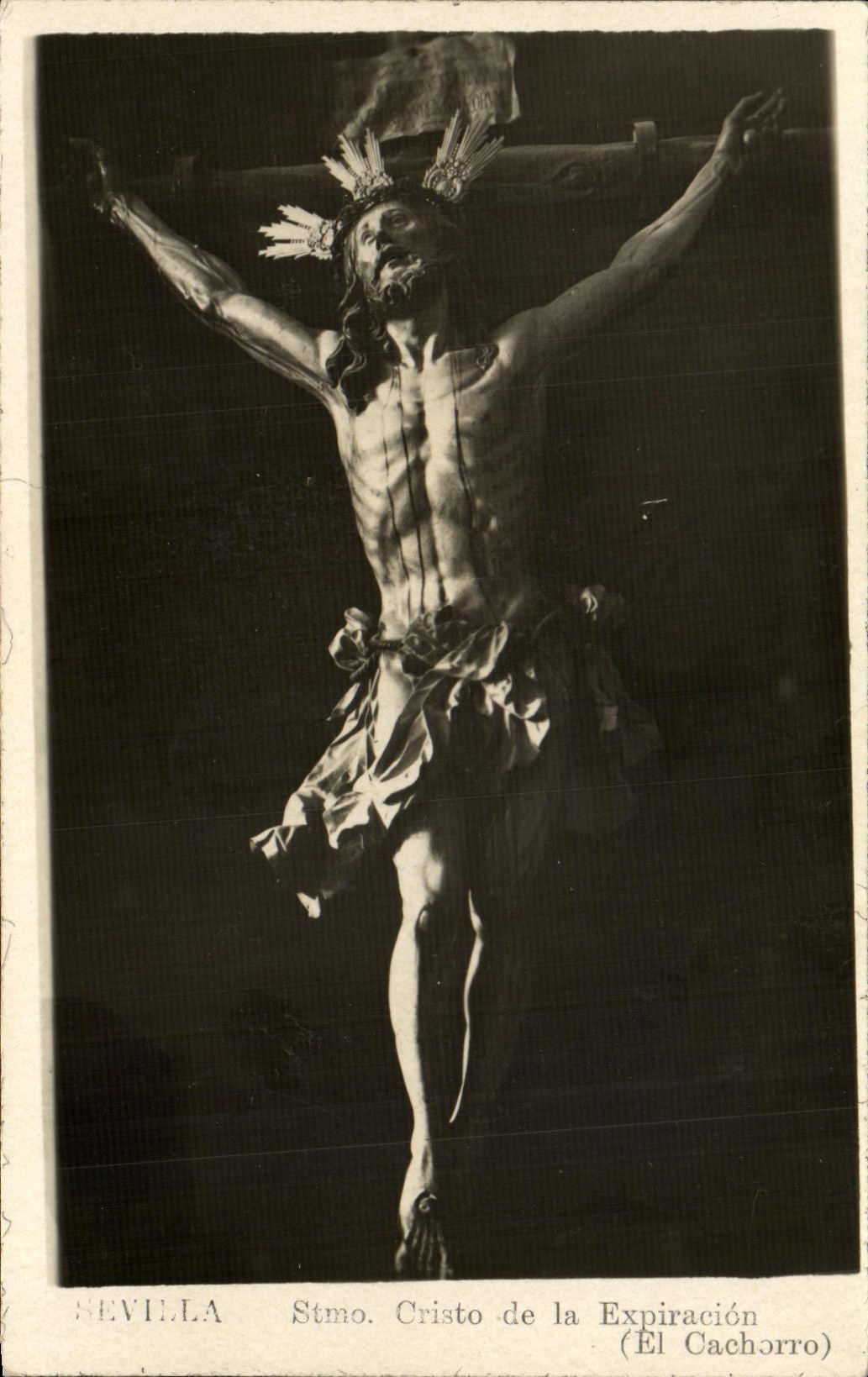CPA Sevilla Stmo Cristo de la Expiracion El Cacharro