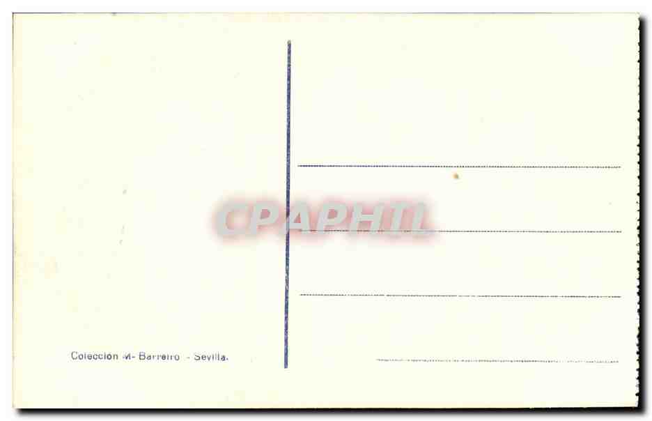 CPA Sevilla Catedral Puerta de Los Palos — Rückseite
