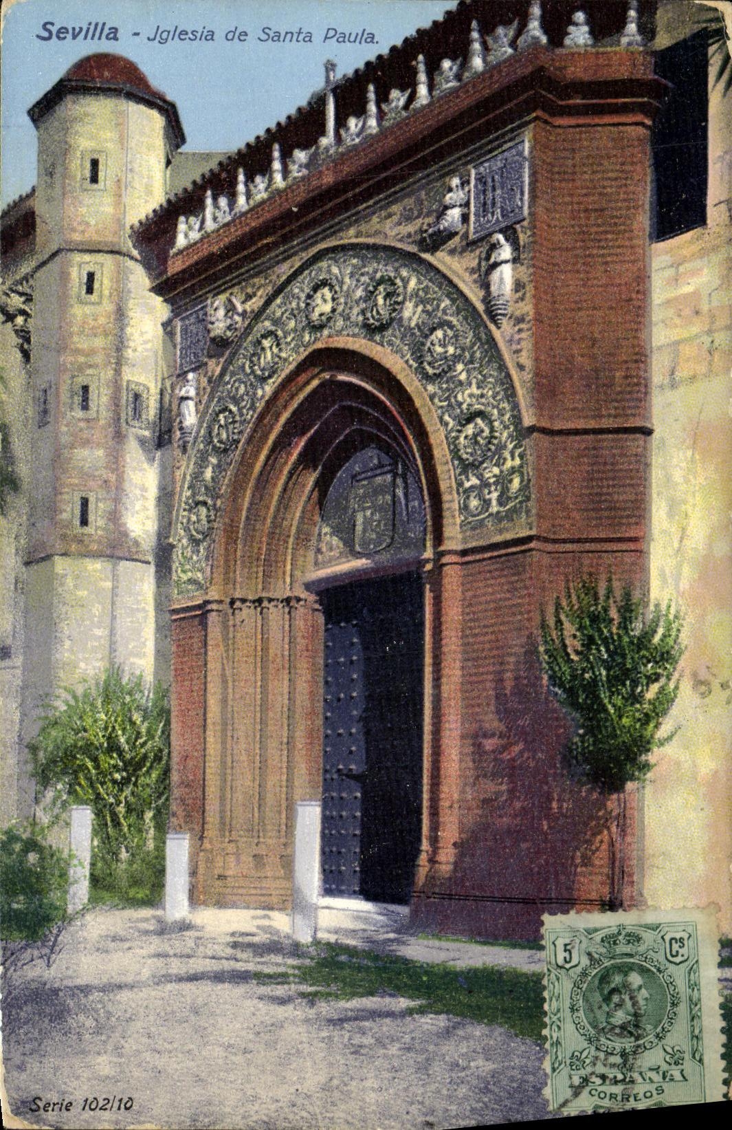 CPA Sevilla Jglesia de Santa Paula