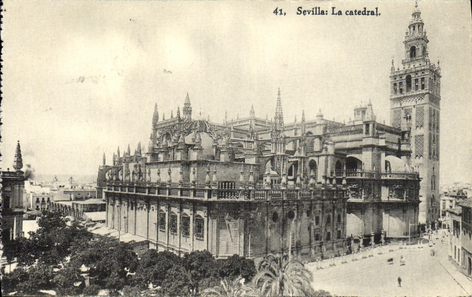 Sevilla: La catedral — vue panoramique — série 41