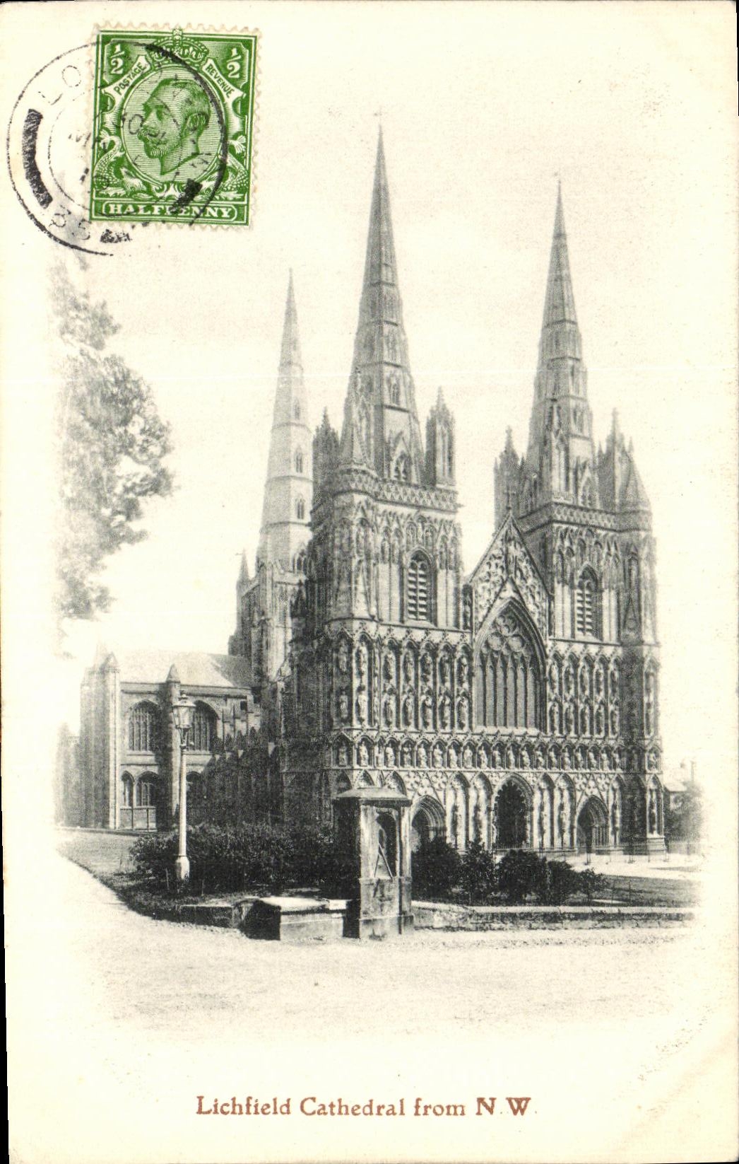 CPA Lichfield Cathedral From NW London