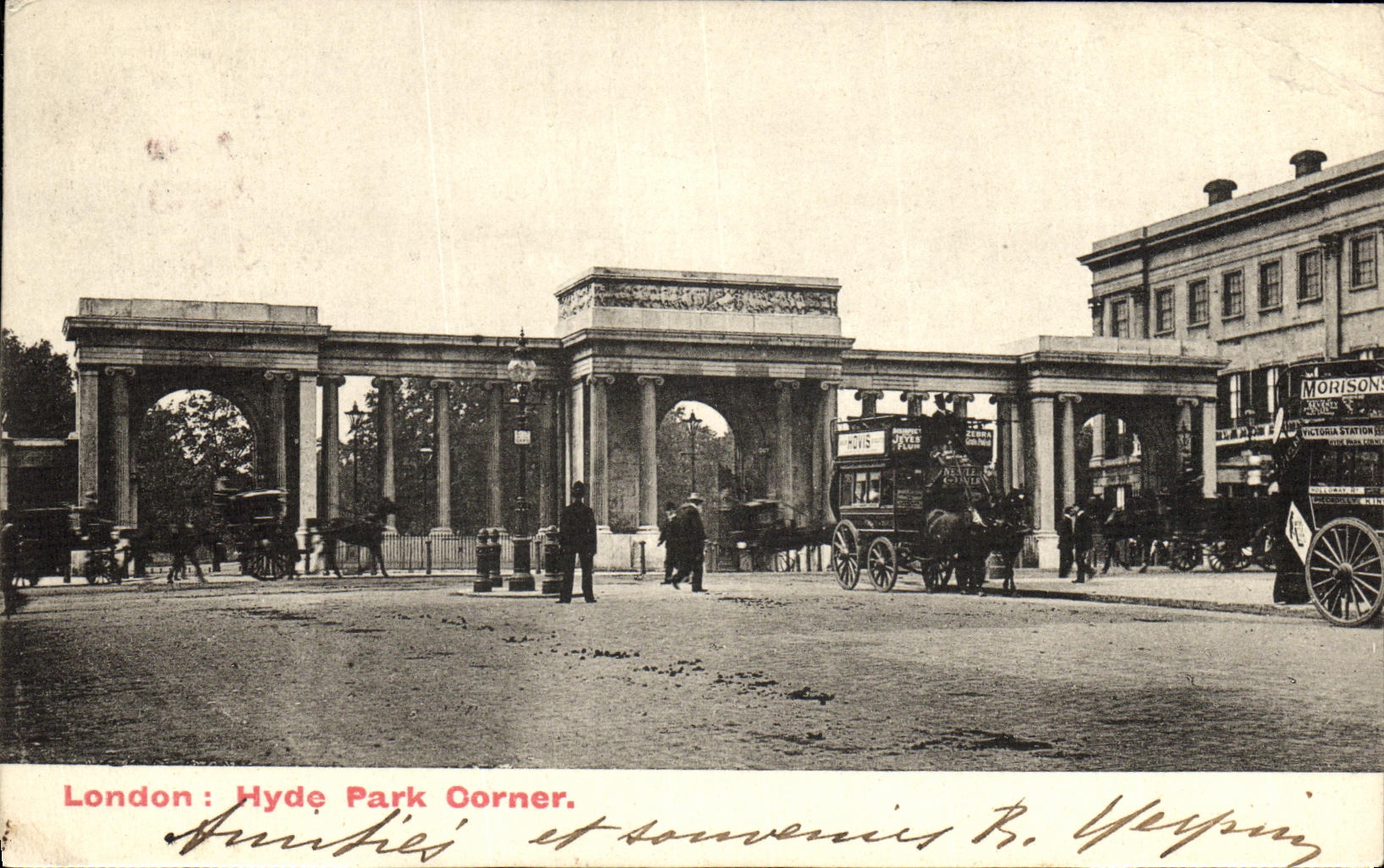 CPA Hyde Park Corner London
