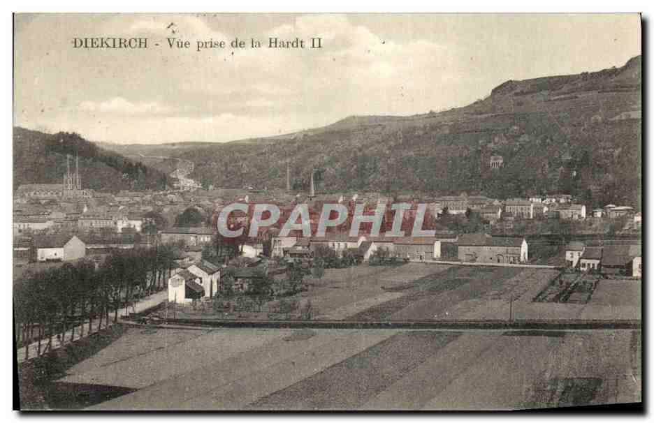 CPA Diekirch Vue Prise de la Hardt