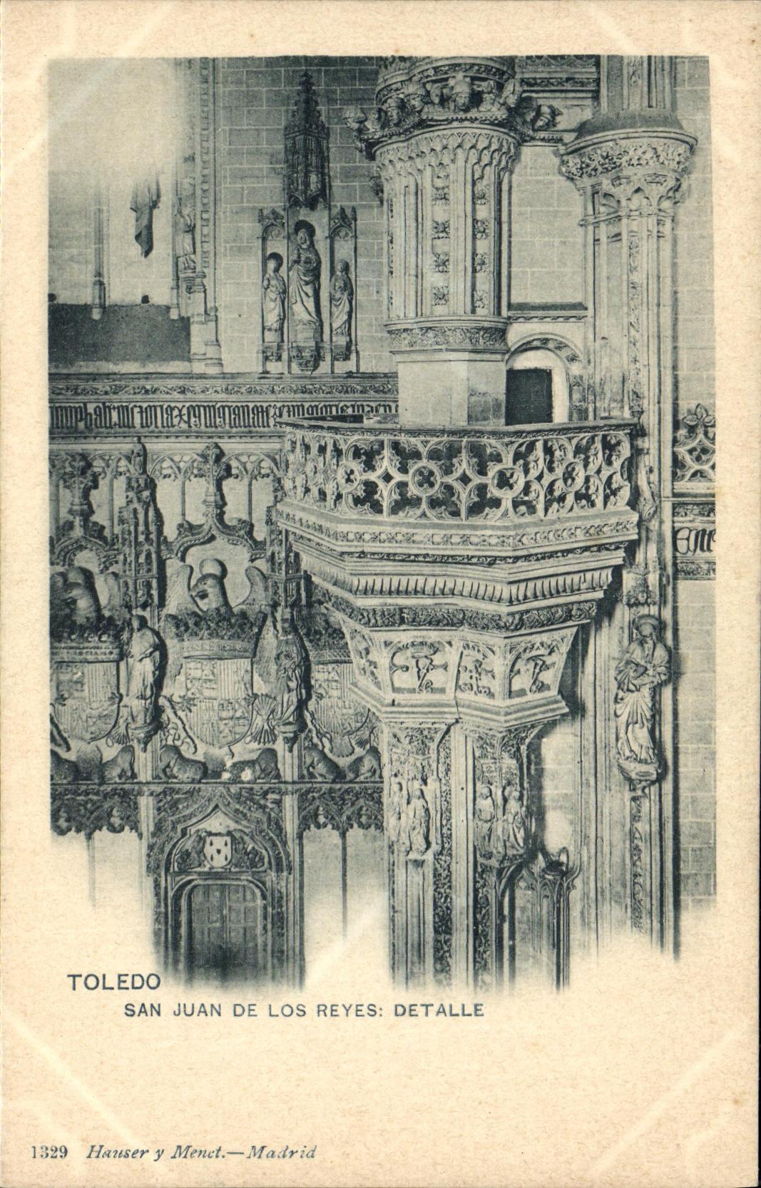Toledo - San Juan de los Reyes : détail de l'intérieur
