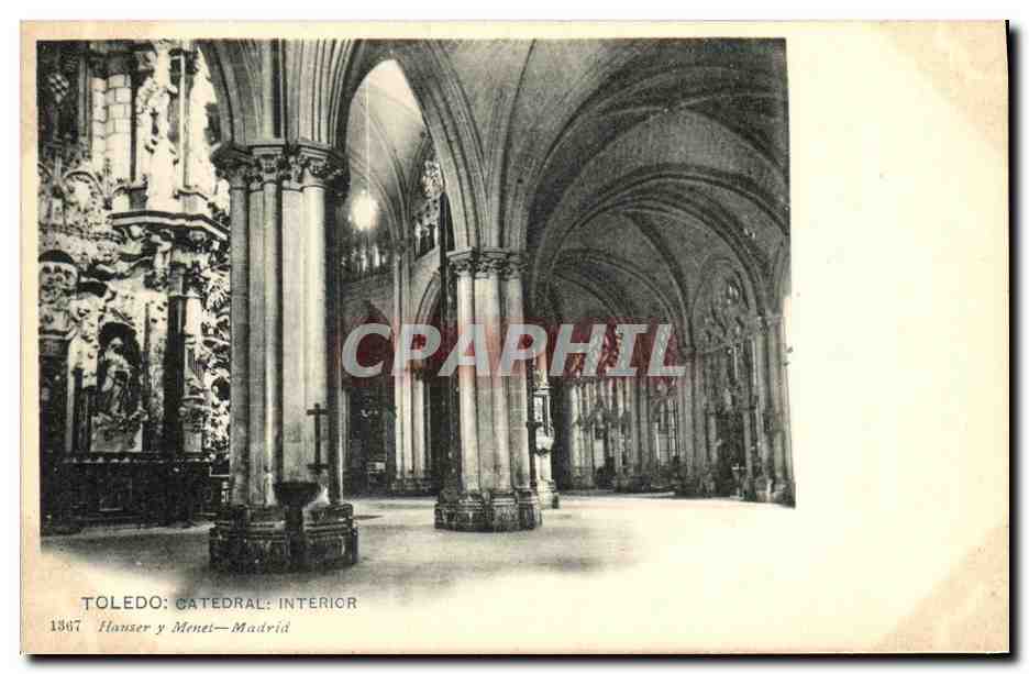 CPA Toledo Catedral interior