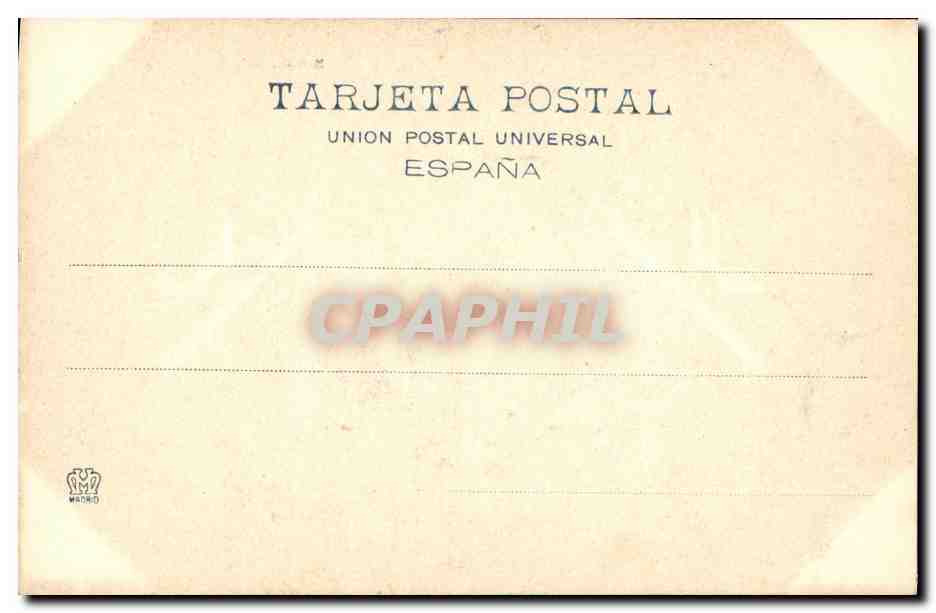 CPA Toledo Catedral interior — Back