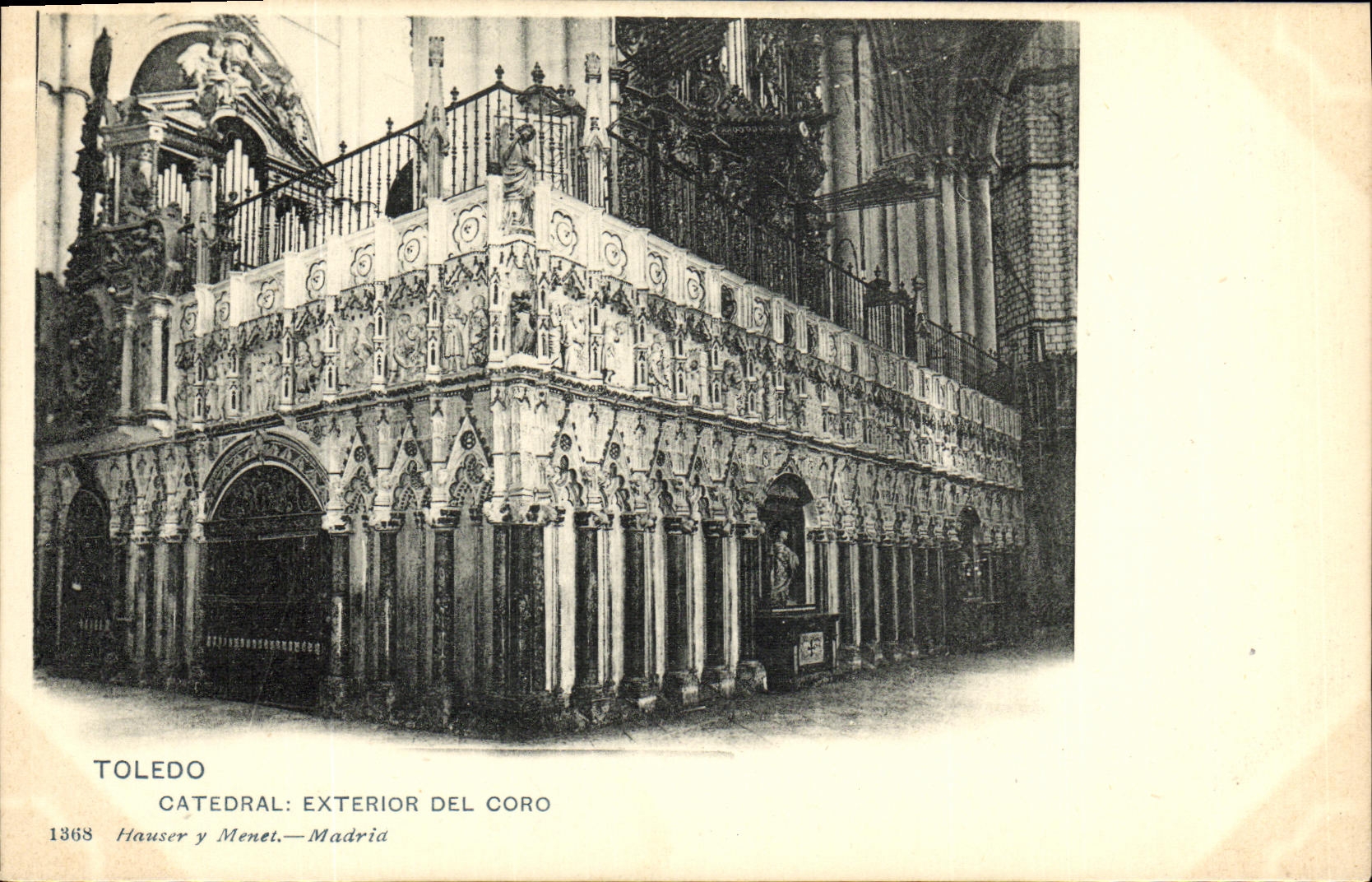 CPA Toledo Catedral Exterior del Coro