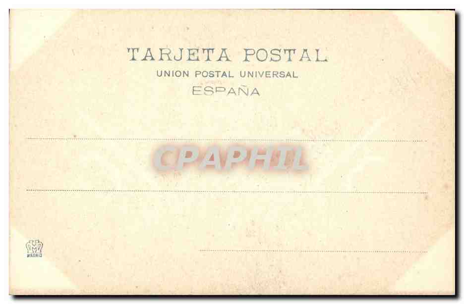 CPA Toledo Catedral Detalle Del Coro — Rückseite