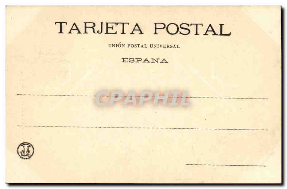 Portada del Hospital de Santa Cruz — Toledo — Fototipia Lachules, Madrid, n° 46 — Back
