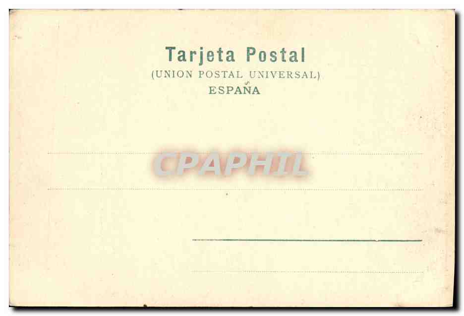 CPA Toledo Claustro de la Catedral Arte ojival — Back