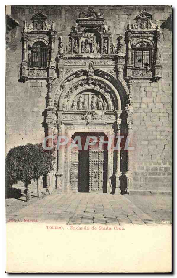 CPA Toledo Fachada de Sauta Cruz