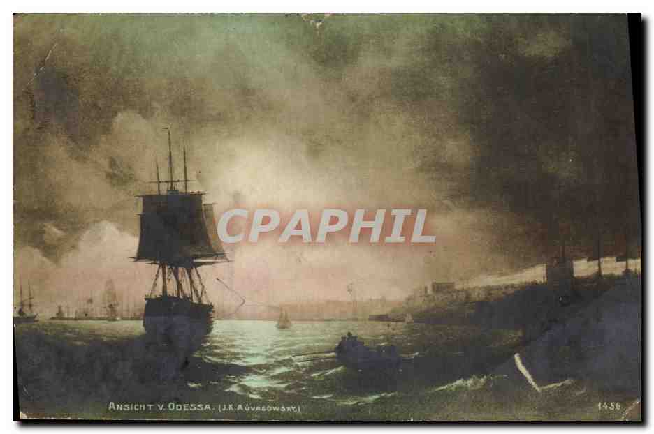 CPA Marien Bateau Odessa Auvasowsky Ukraine