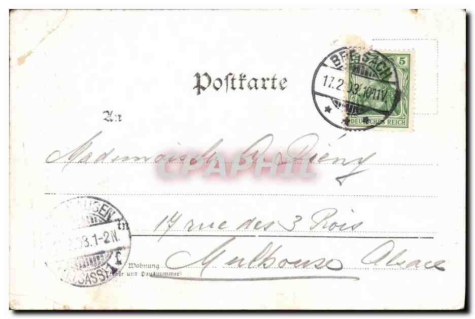 CPA Breisach — Rückseite